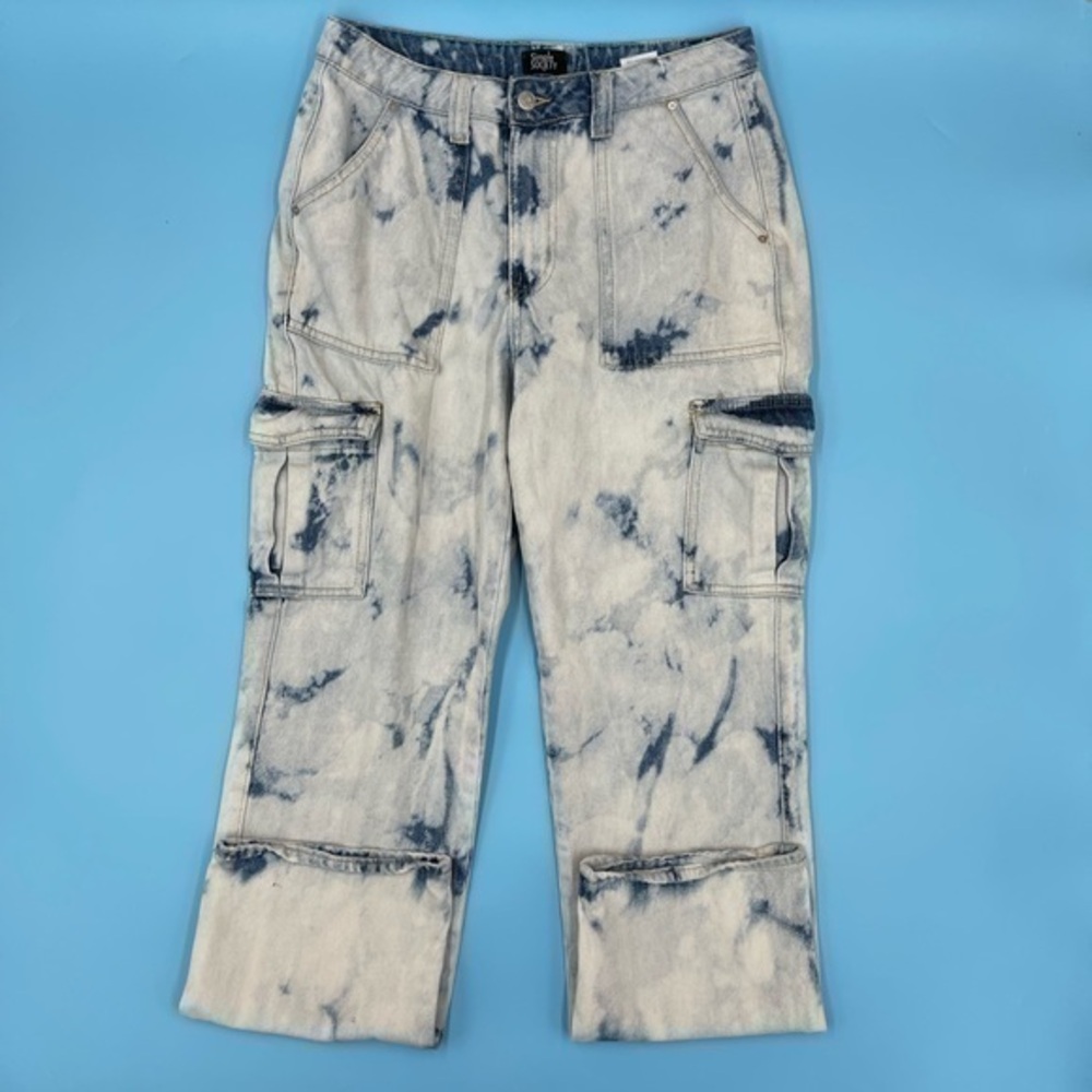 SIMPLE SOCIETY Cargo Denim Jeans